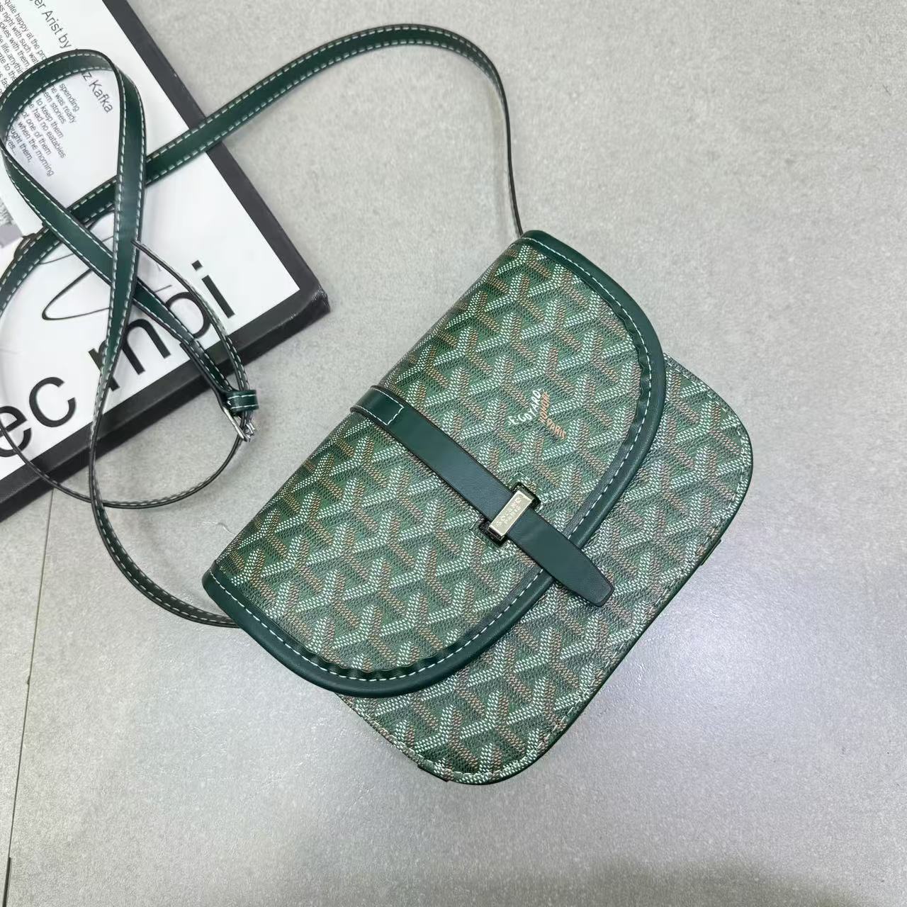 Goyard Inspired Messenger unisex handbag
