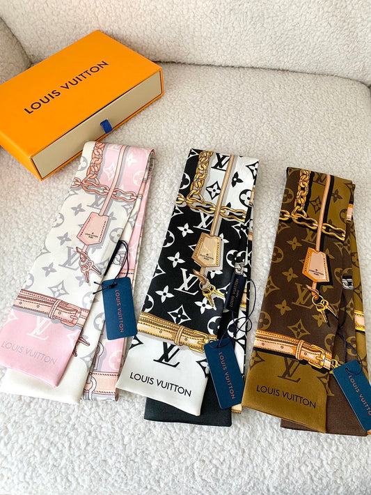 LV Inspired 
Bandeau silk Twills