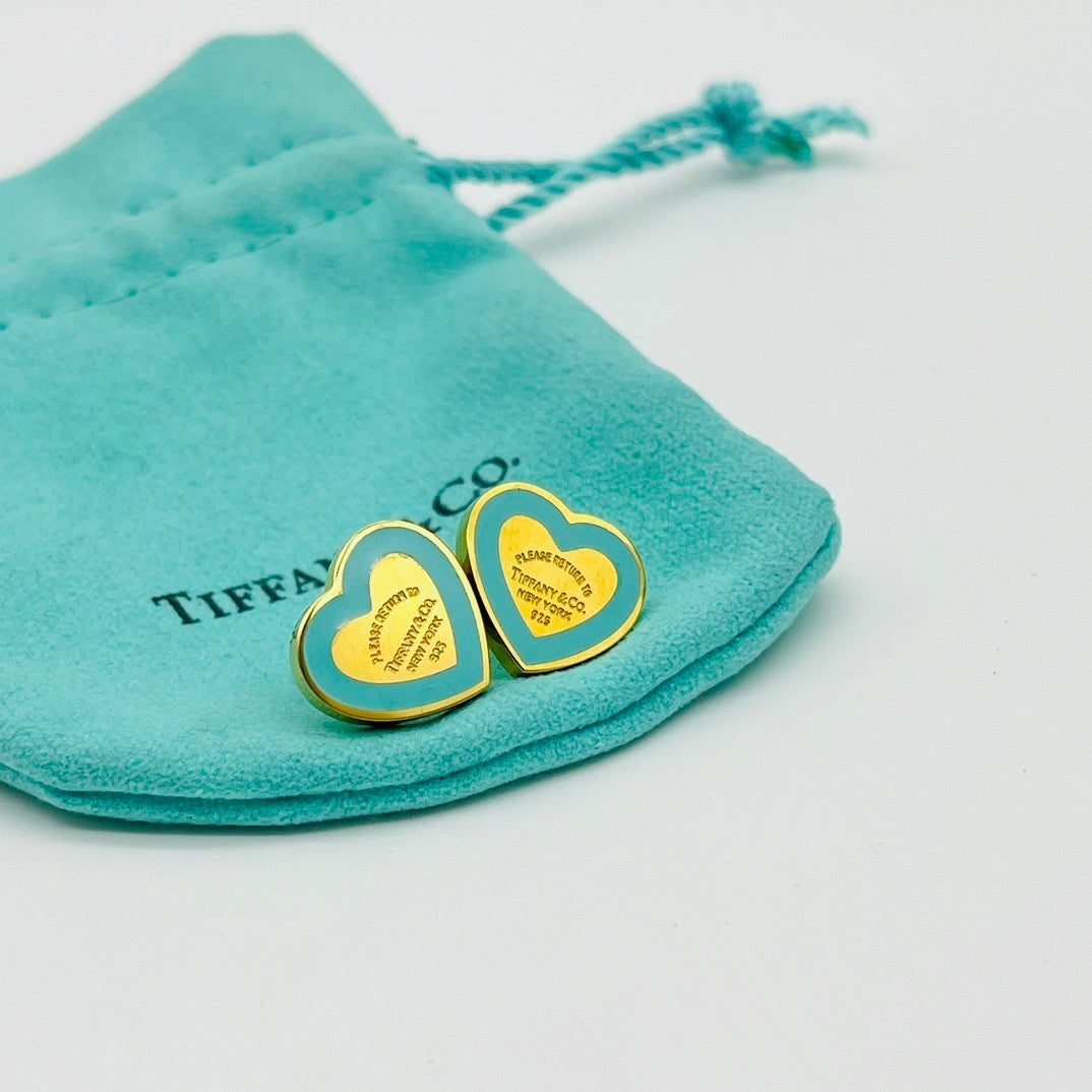 Tiffany inspired Heart Shape Earrings