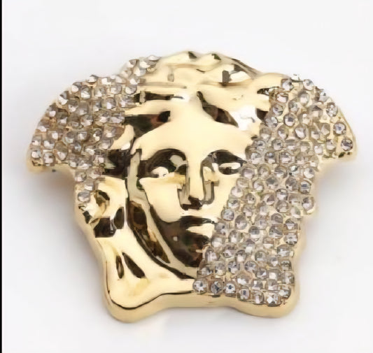 Versace inspired brooch