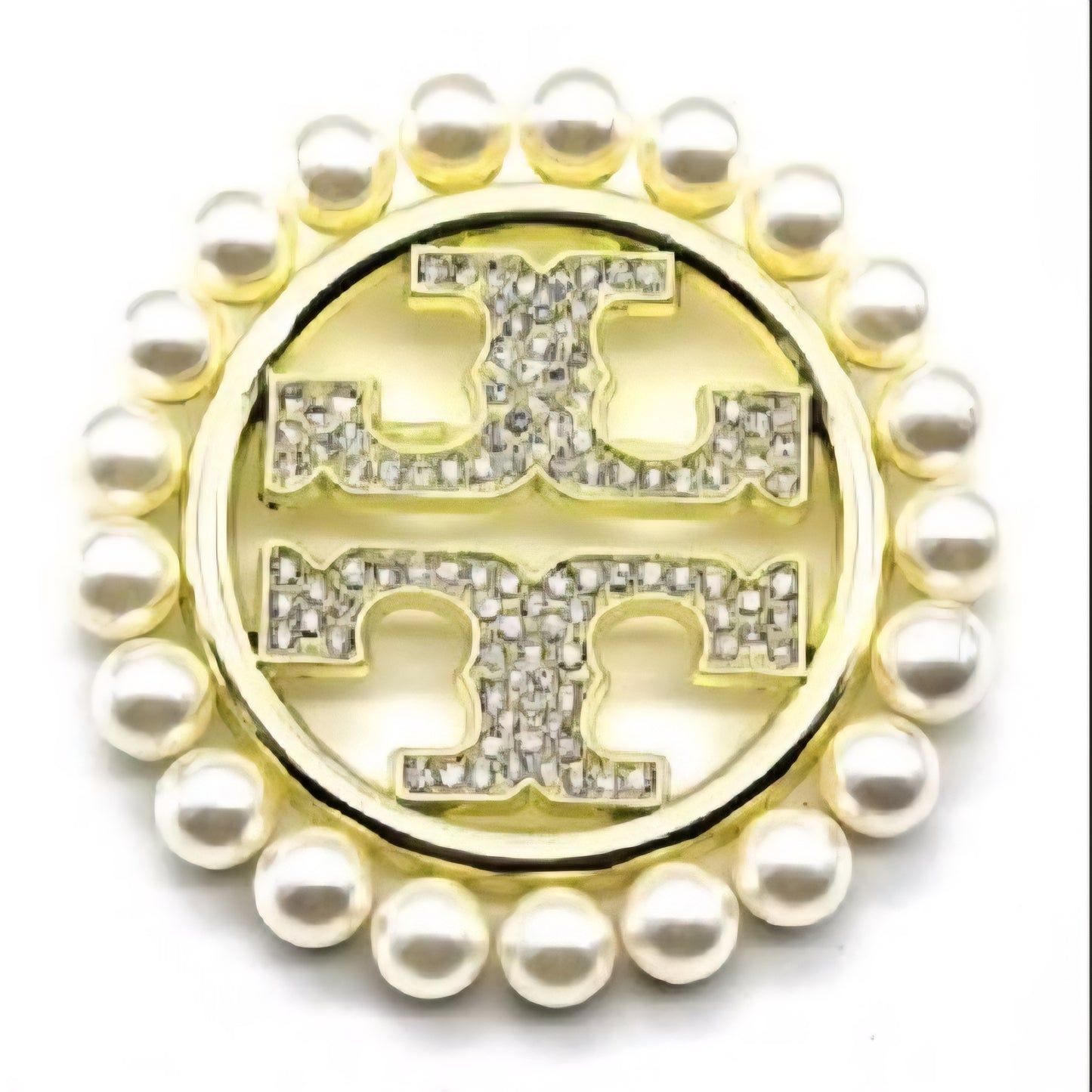 Tory Burch inspired brooch