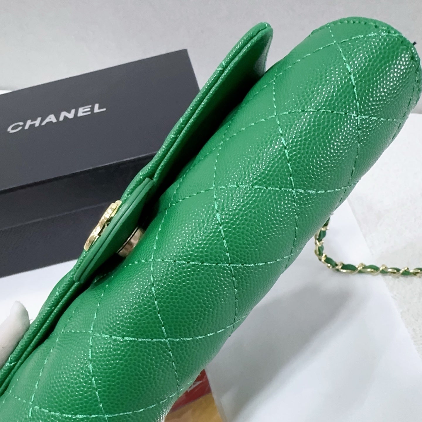 Chanel inspired quilted clutch