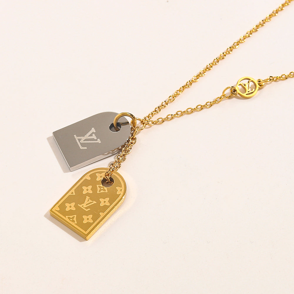 LV Tag Necklace