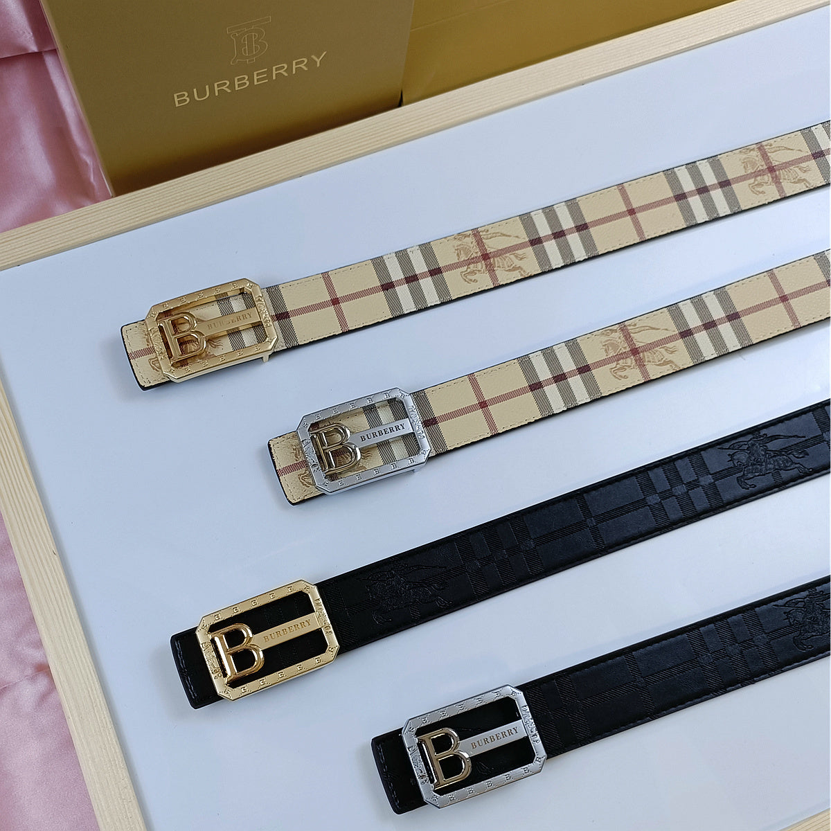 Burberry inspired Belt