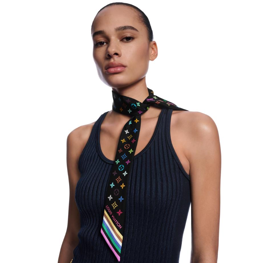 LV x TM inspired Monogram Multicolor BB Bandeau