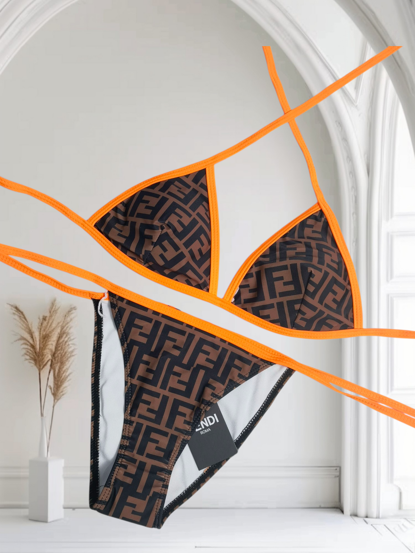 Fendi Designer inspired 2pc bikini set