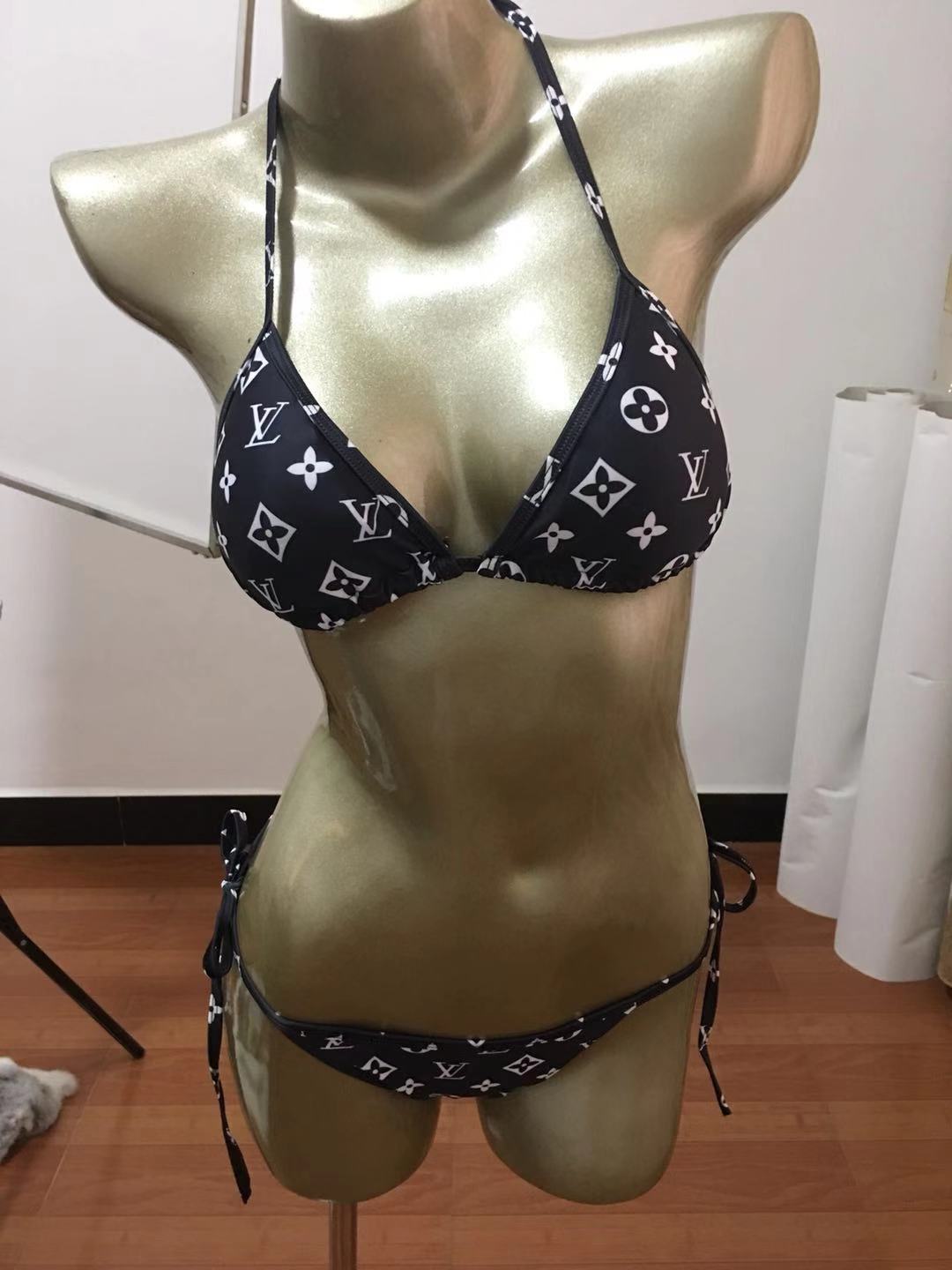 LV inspired Bikini Set