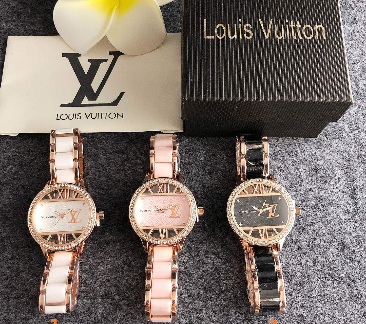 LV Inspired Watch