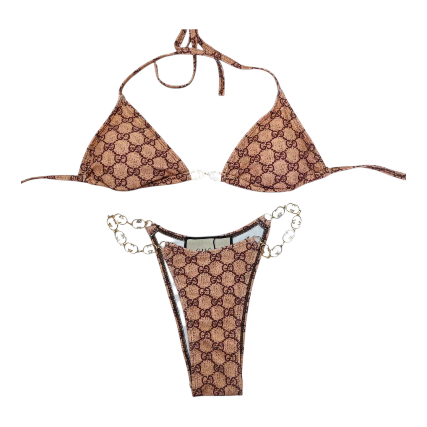Gucci inspired 2pc bikini set