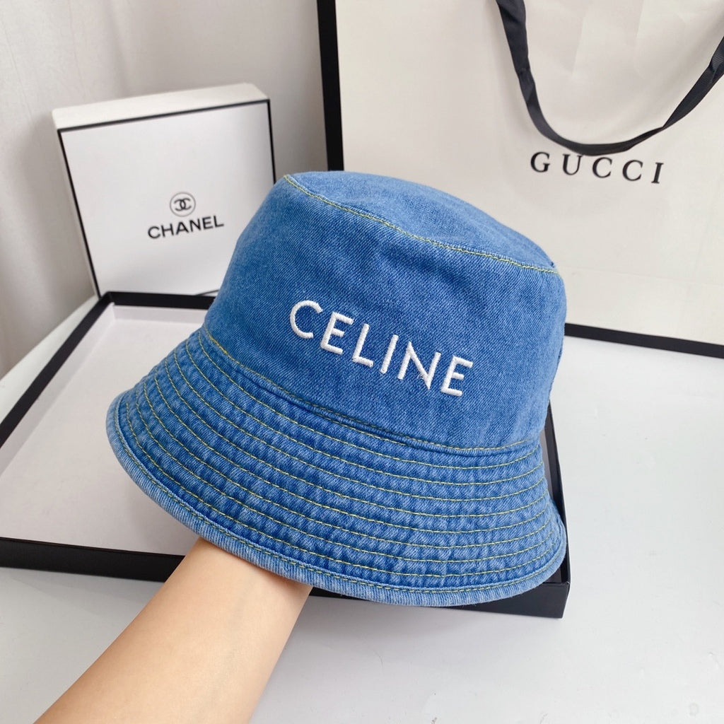 Celine inspired Denim Bucket Hat