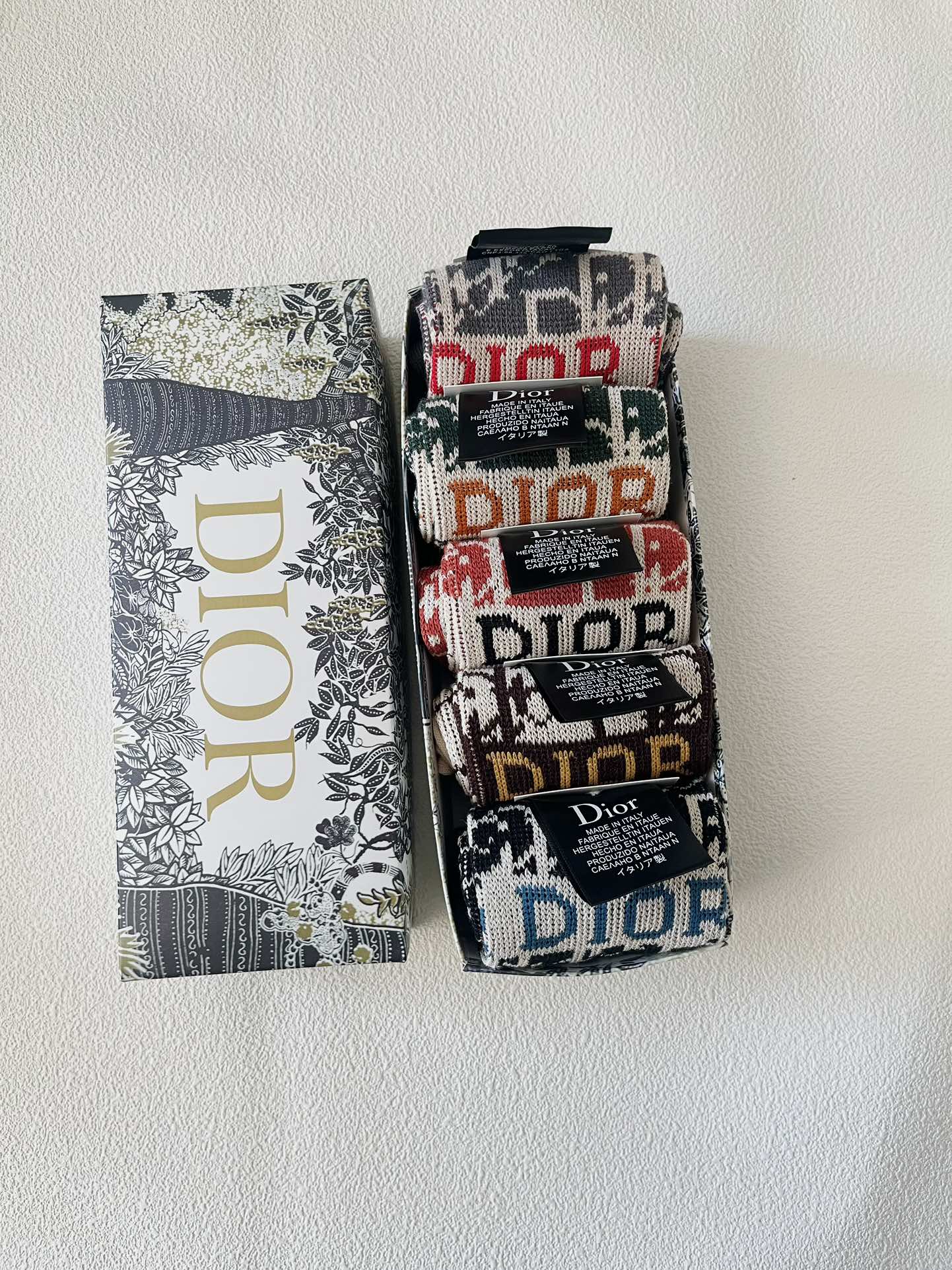 Christian Dior Inspired Monogram Individual  Socks