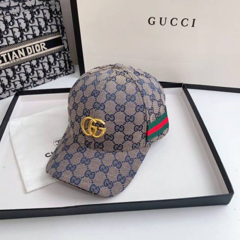 Gucci Designer Inspired Canvas Baseball Cap