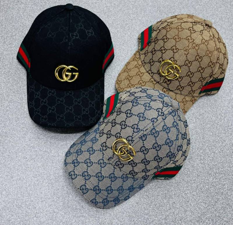 Gucci Designer Inspired Canvas Baseball Cap