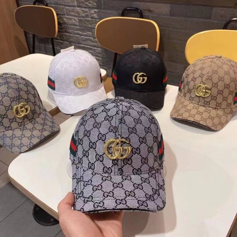 Gucci Designer Inspired Canvas Baseball Cap