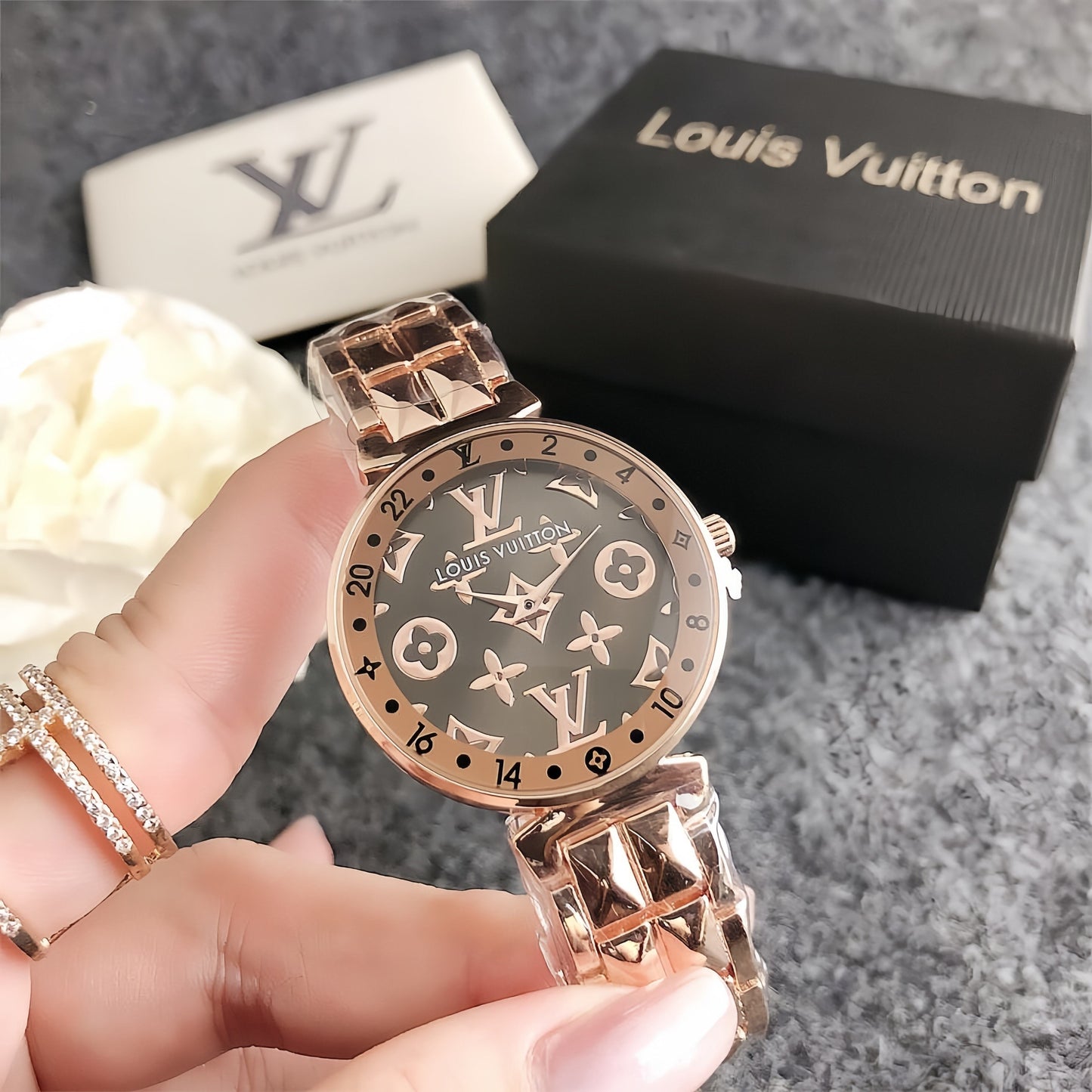 LV Designer Inspired Watch