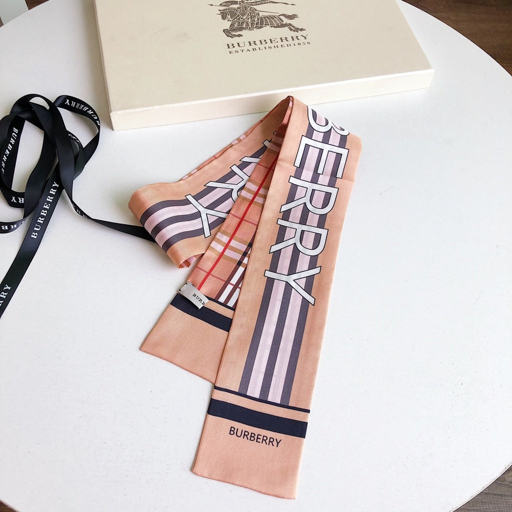 Burberry inspired Twill Ribbon Scarves