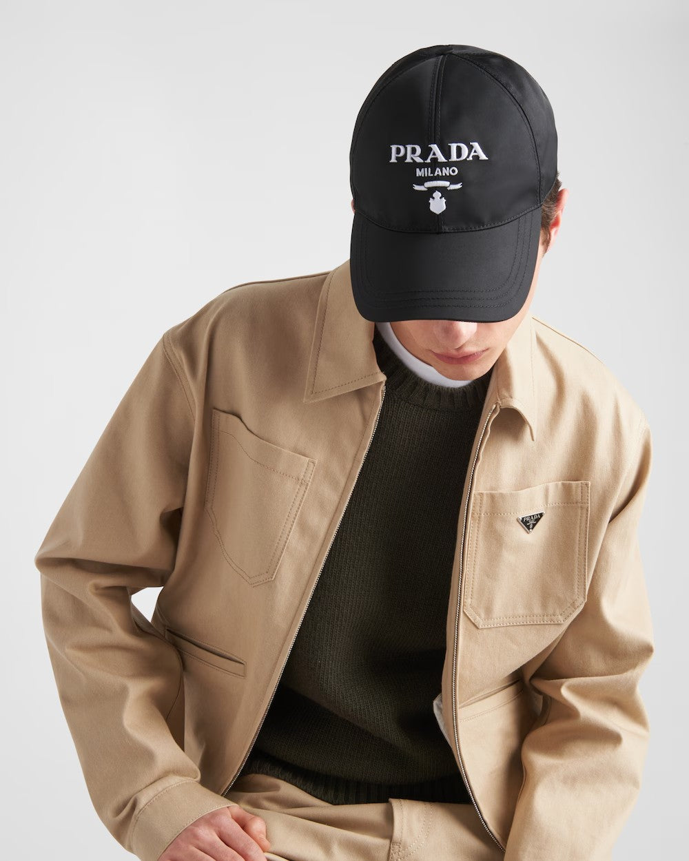 Prada inspired baseball cap