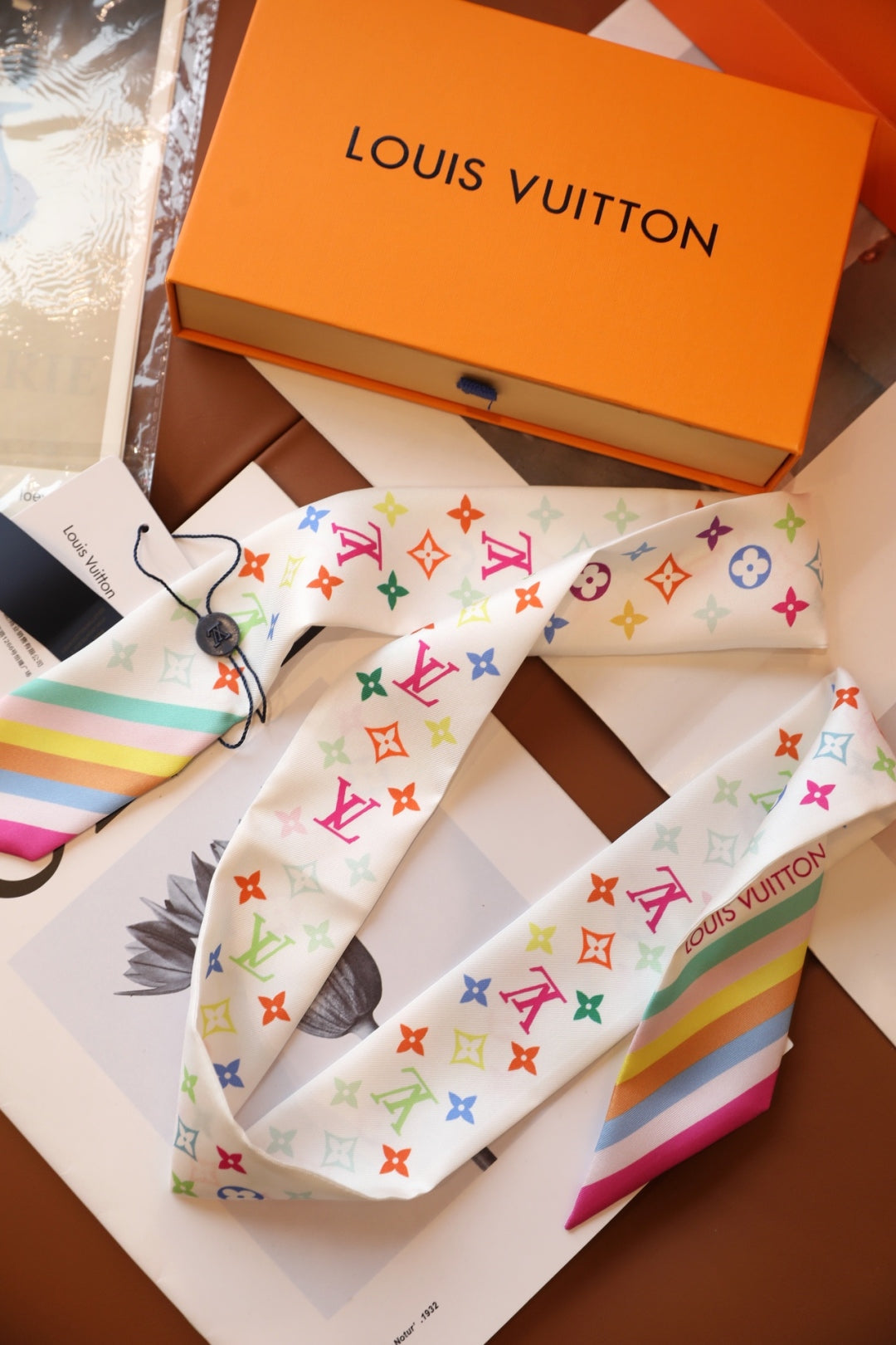 LV x TM inspired Monogram Multicolor BB Bandeau