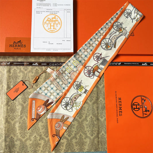 Hermès Twill Ribbon Scarves