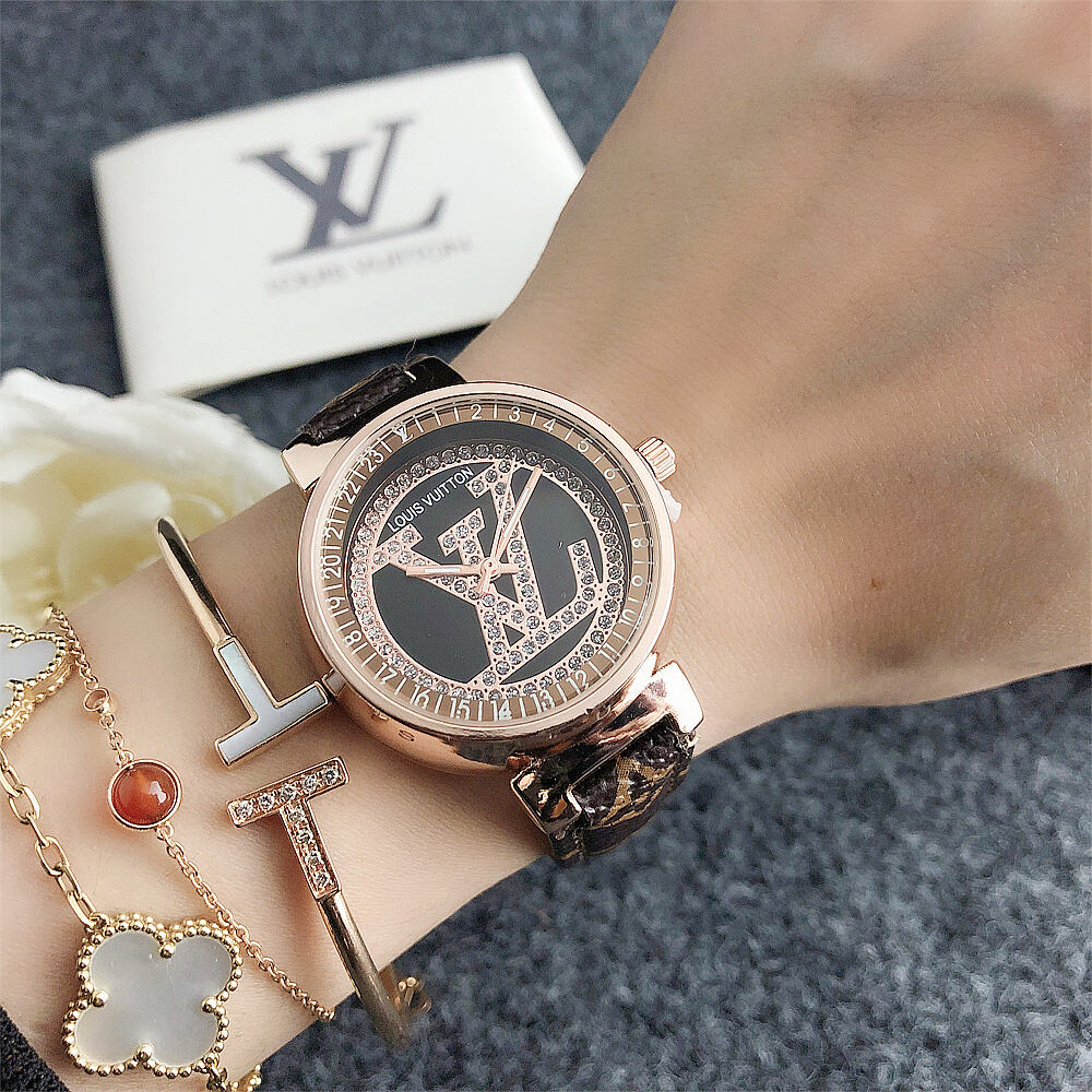 LV Designer Inspired Watch