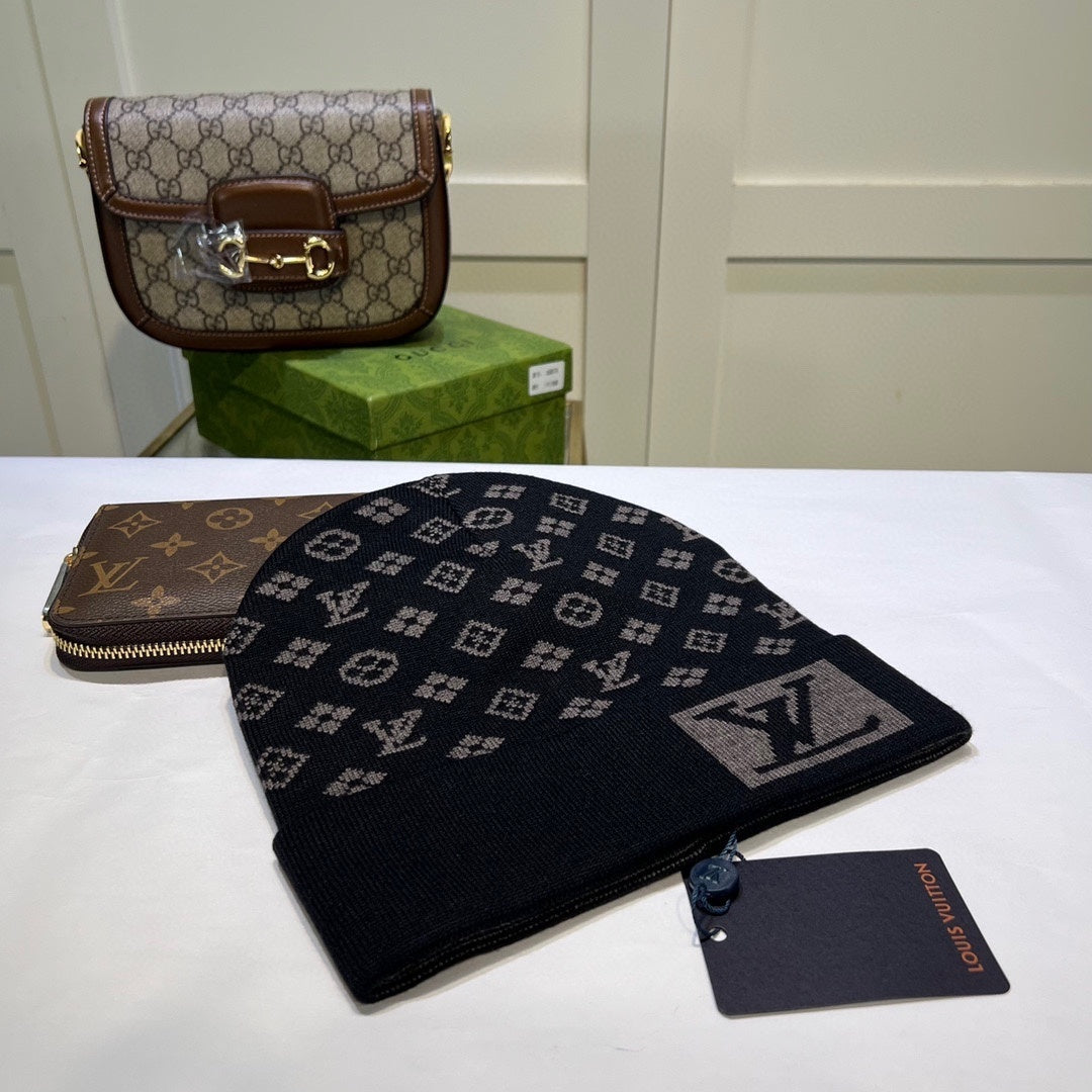 LV Designer Inspired Bennie Hat