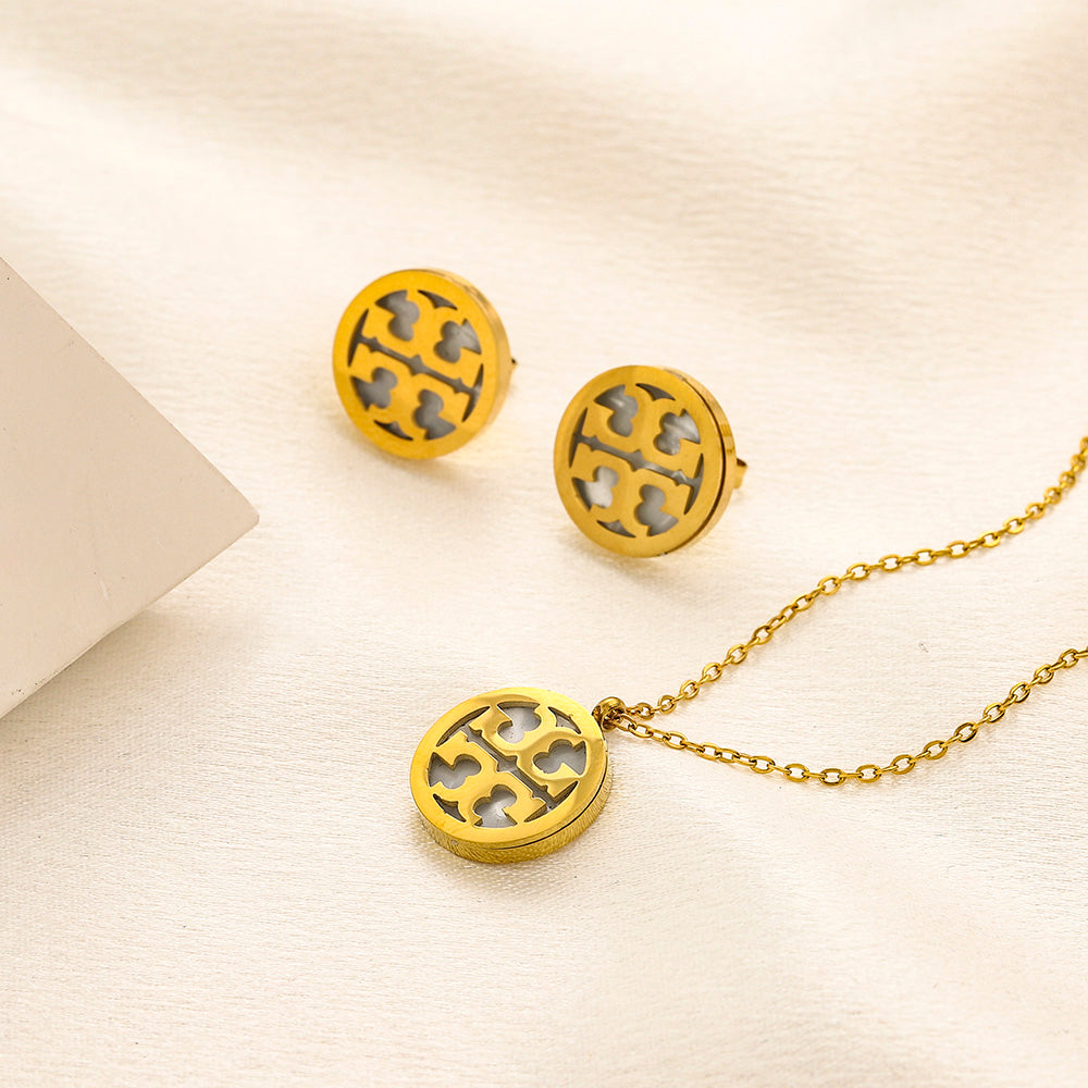 Tory Burch inspired Necklace and earrings