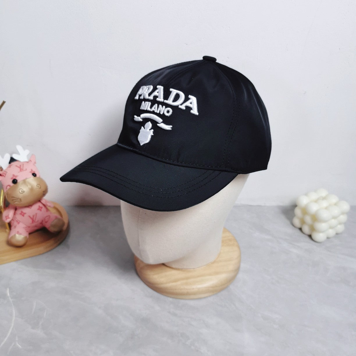 Prada inspired baseball cap