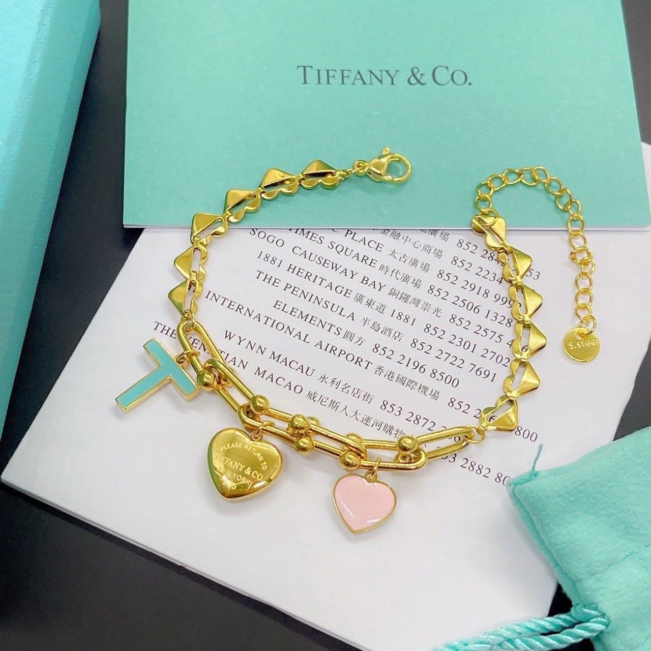 Tiffany Co inspired T-Heart Necklace
