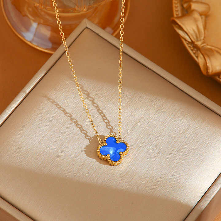 Van cleef inspired Clover 13mm Gold Necklace