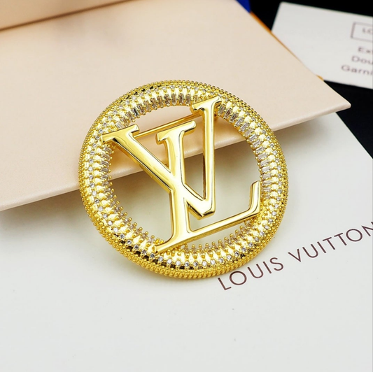 LV Designer Inspired Brooches