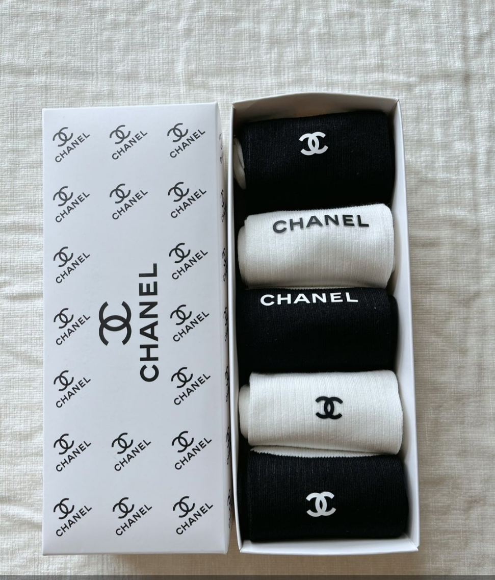 Chanel inspired socks set