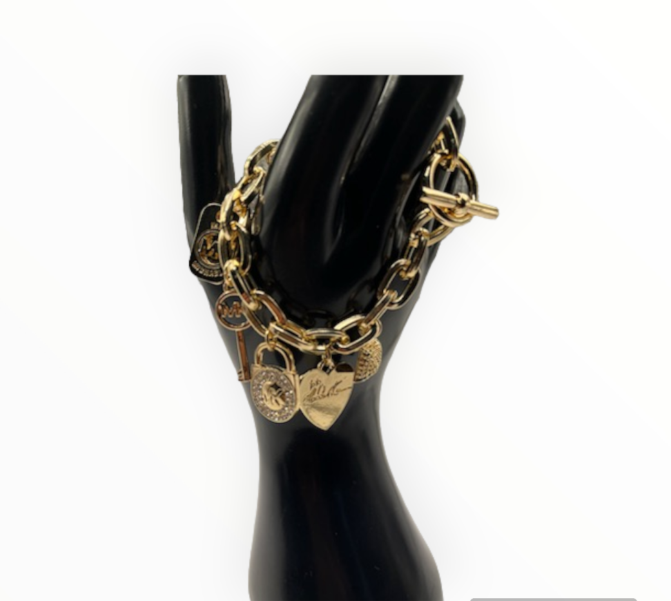 Michael kors inspired charm bracelet