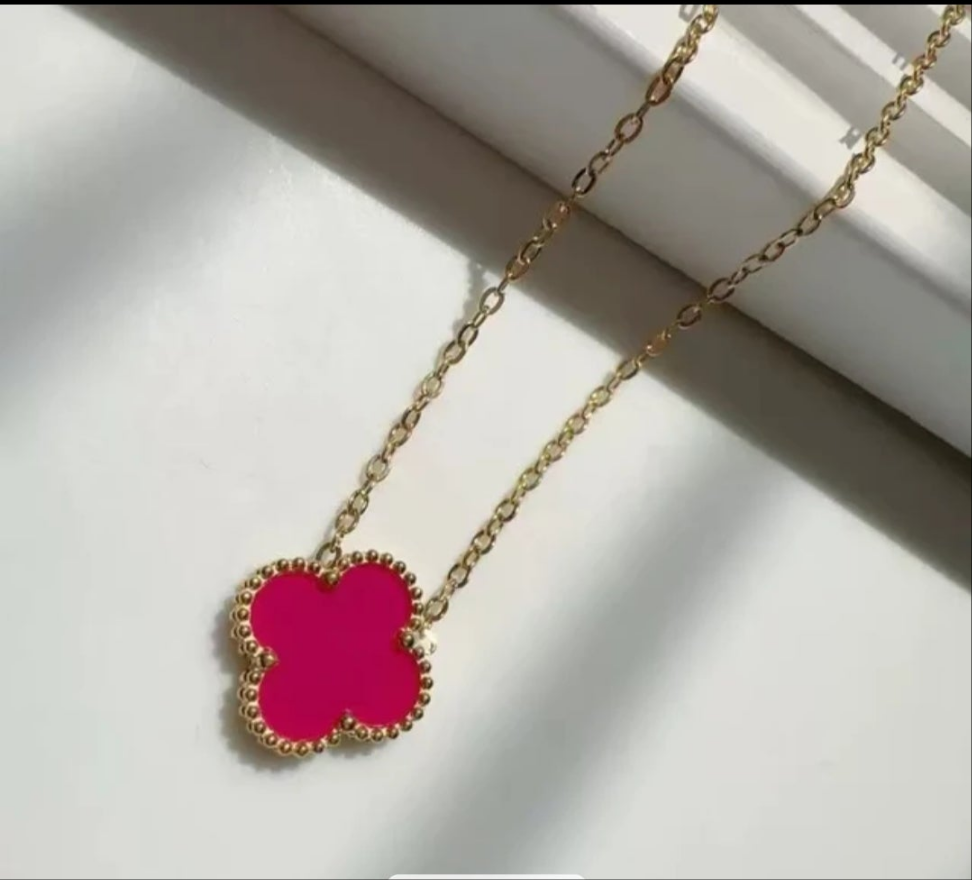 Van Cleef inspired 15mm Gold Clover Necklace