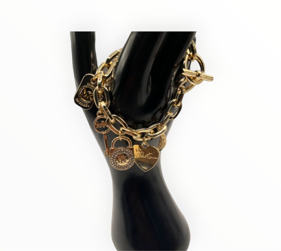 Michael kors inspired charm bracelet