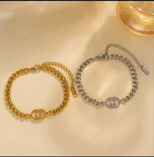 Gucci inspired cuban bracelet