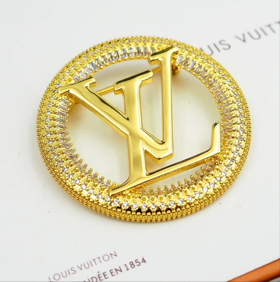 LV Designer Inspired Brooches