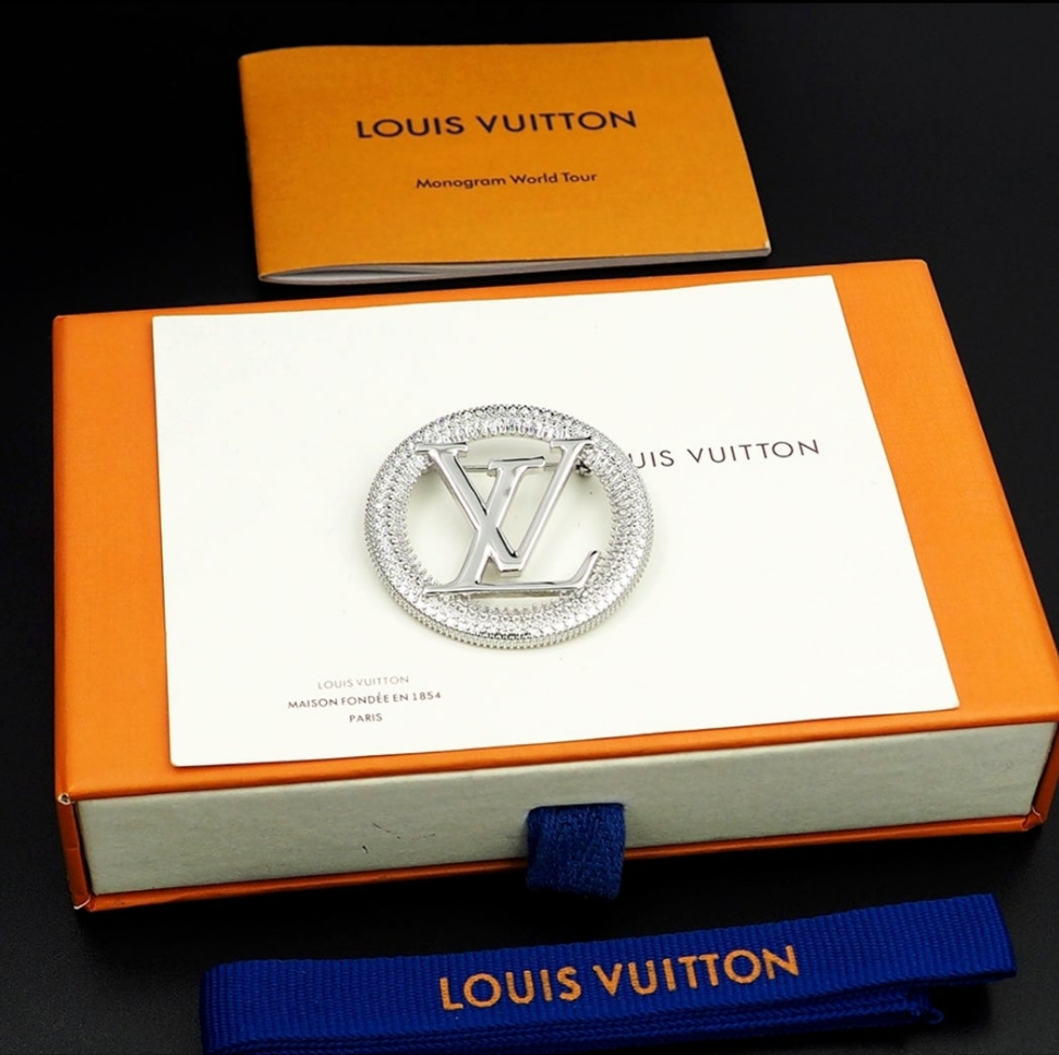 LV Designer Inspired Brooches