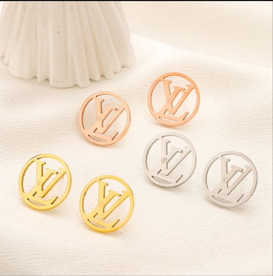 LV Designer Inspired Earrings