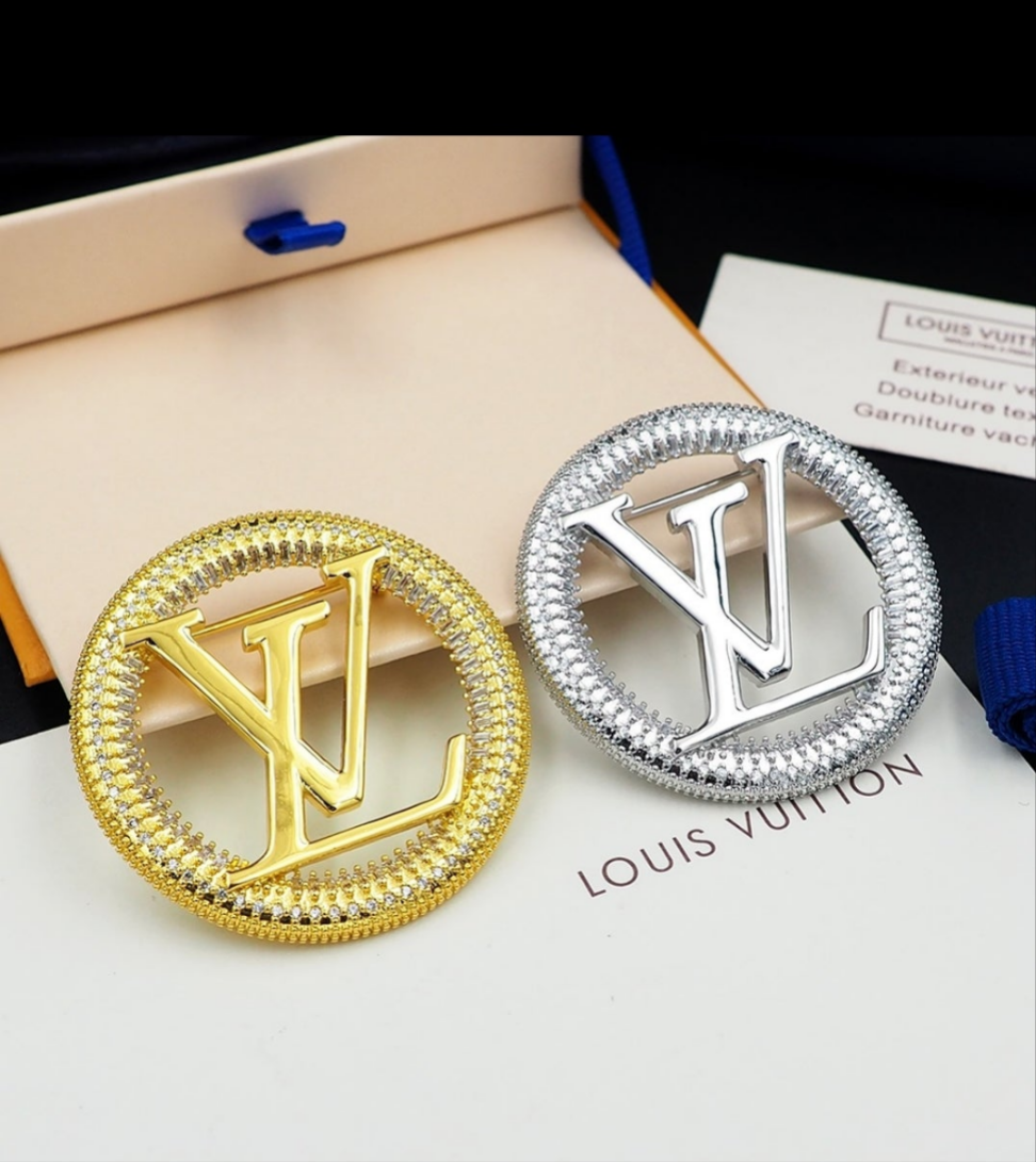 LV Designer Inspired Brooches