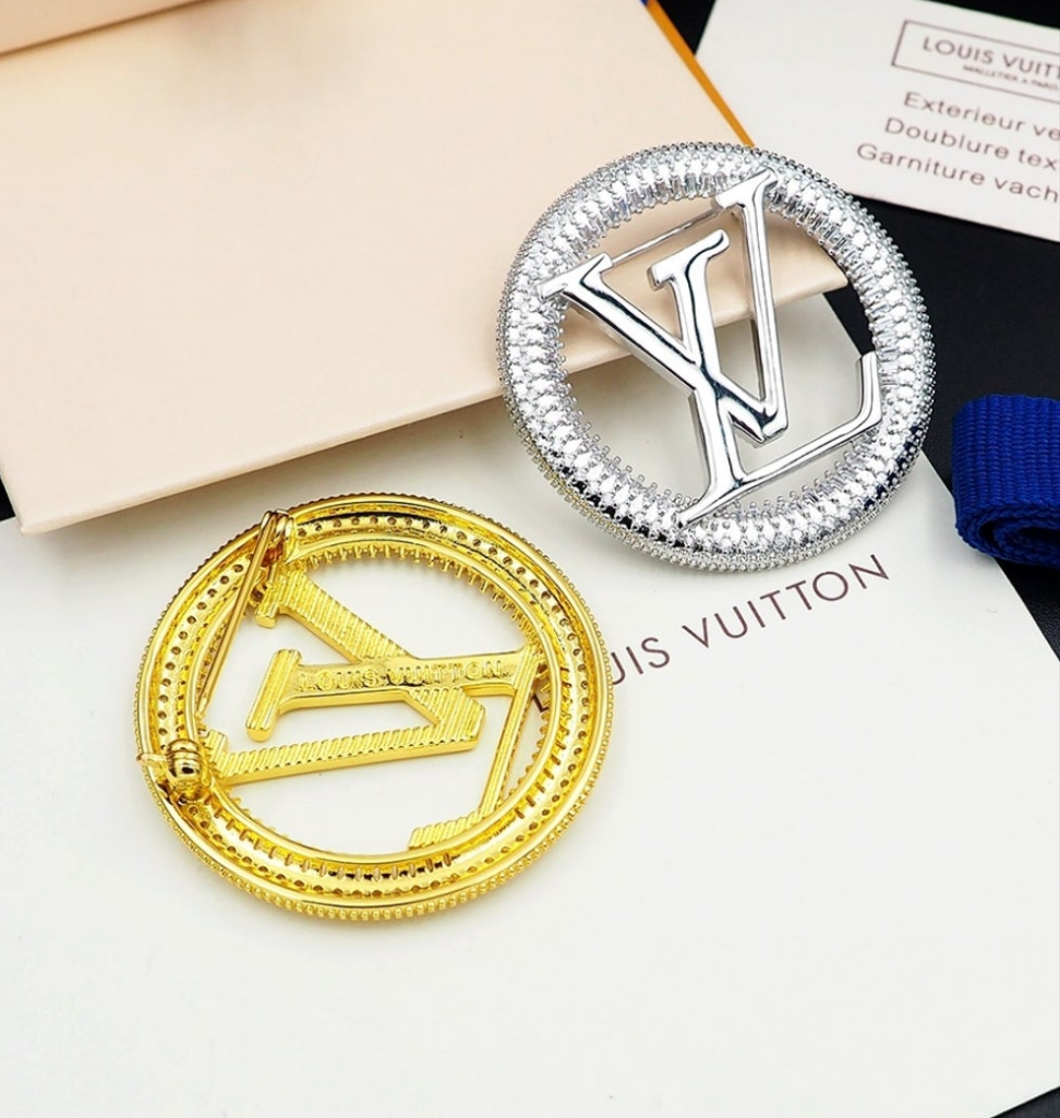 LV Designer Inspired Brooches
