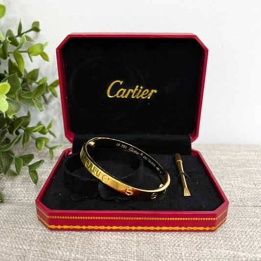 Cartier inspired bangle