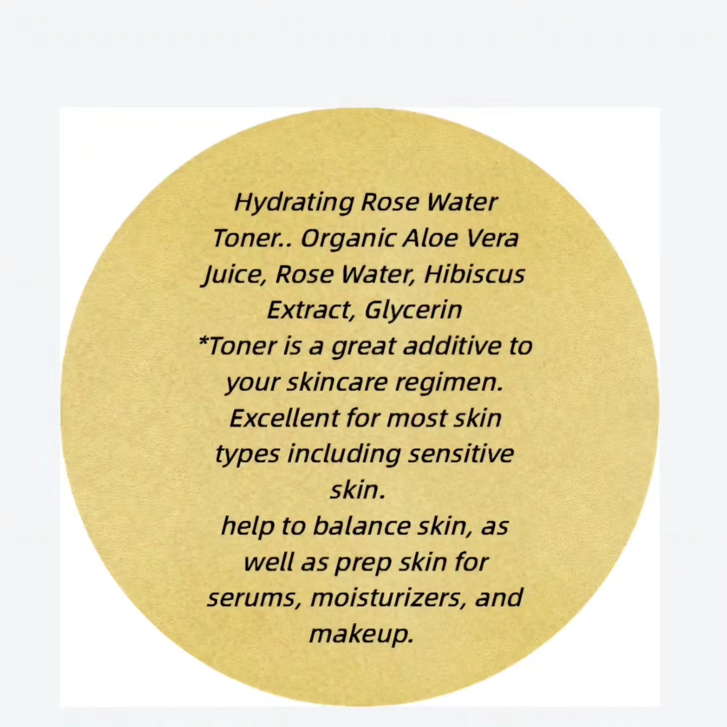 Ashley Marie Organic Hydrating Rose Water Toner