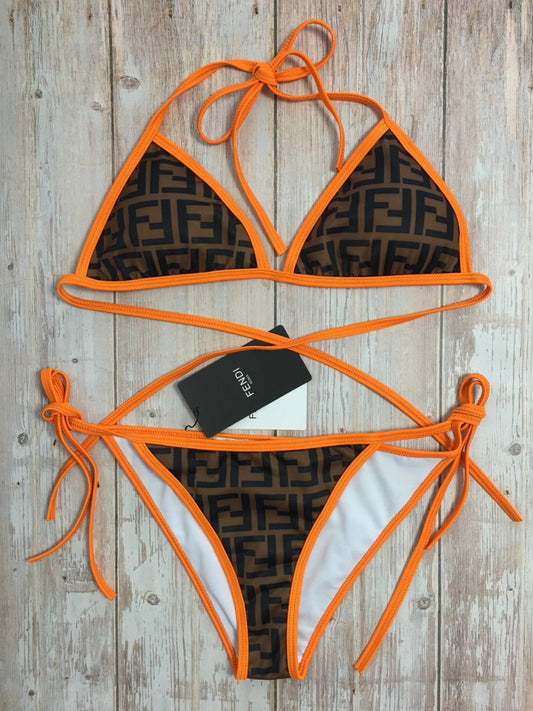 Fendi Designer inspired 2pc bikini set