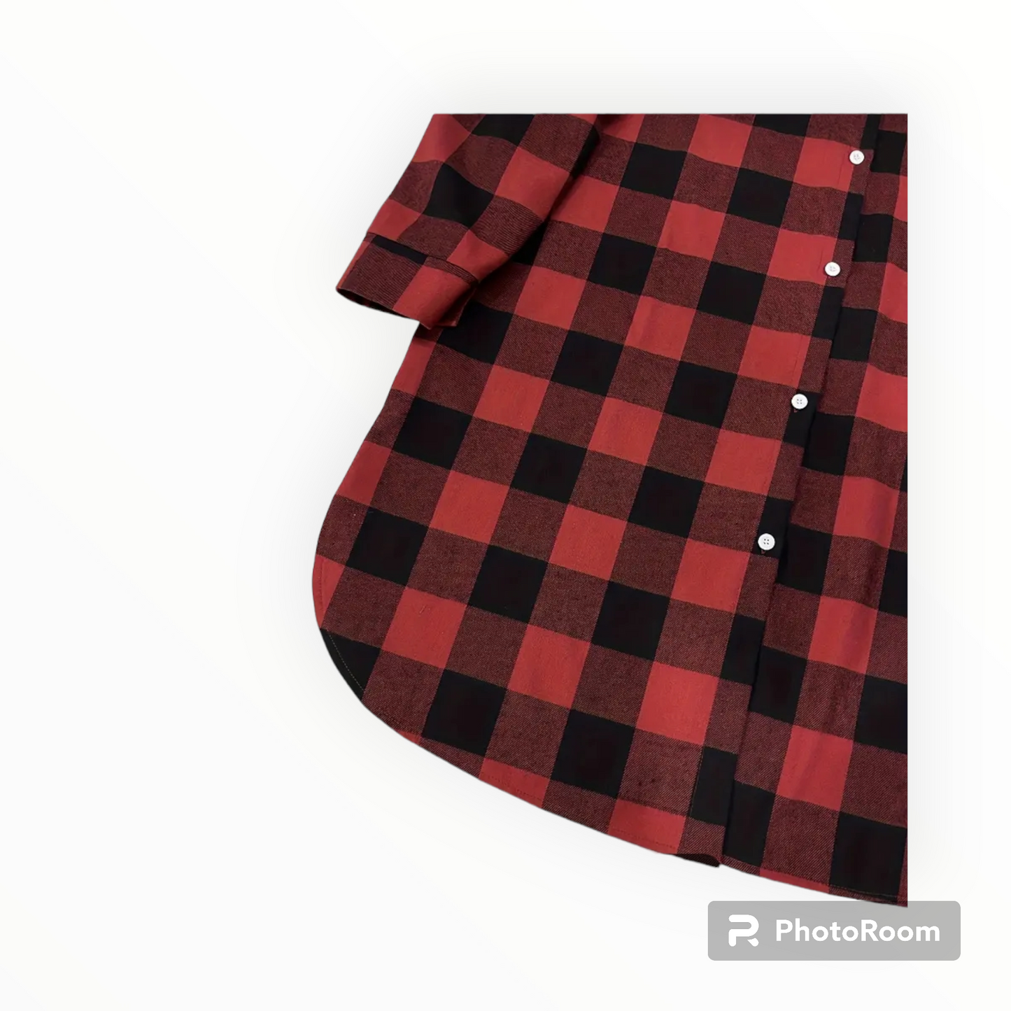Women plaid shirt dress