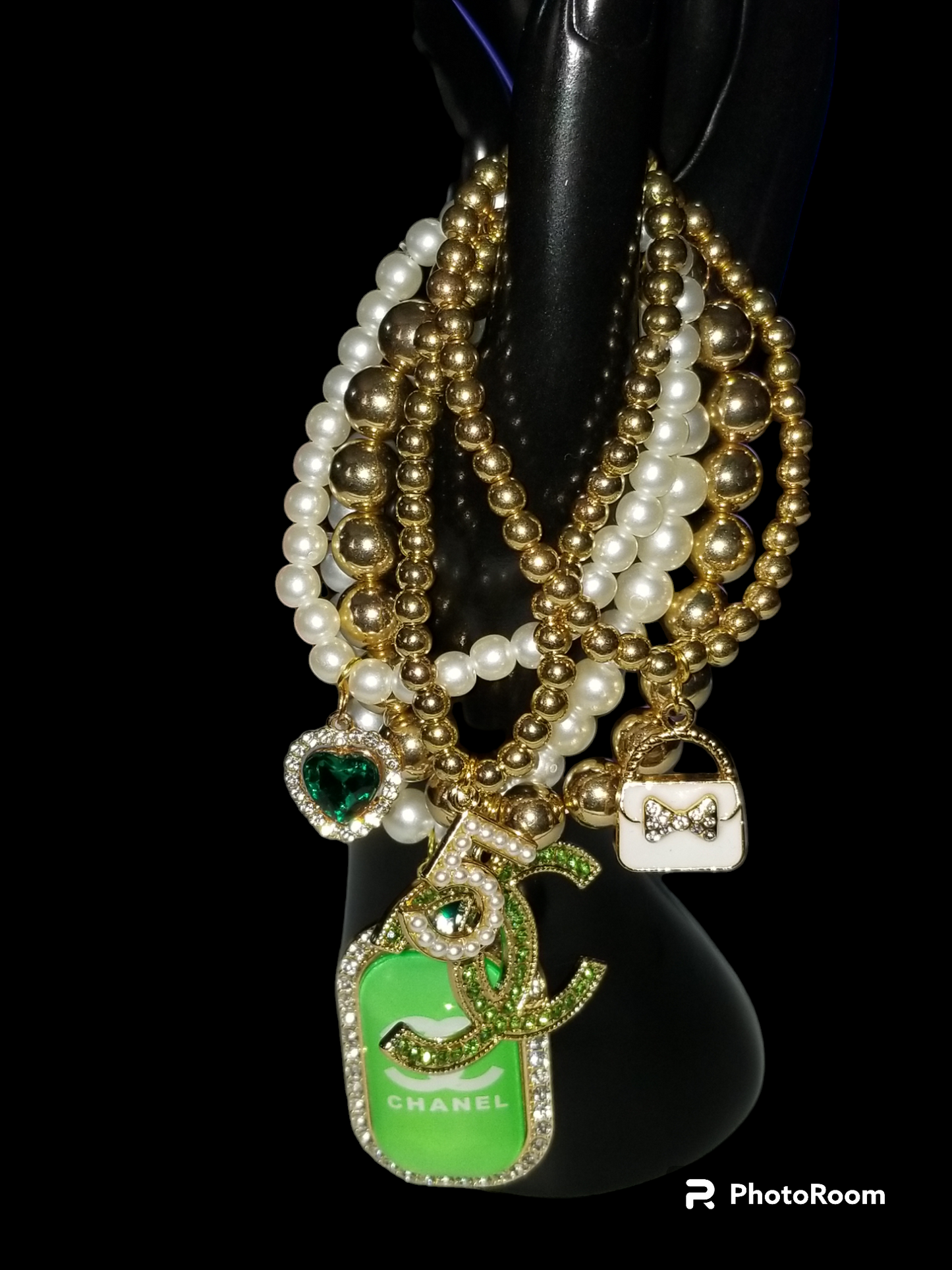 Custom made designer charm bracelet