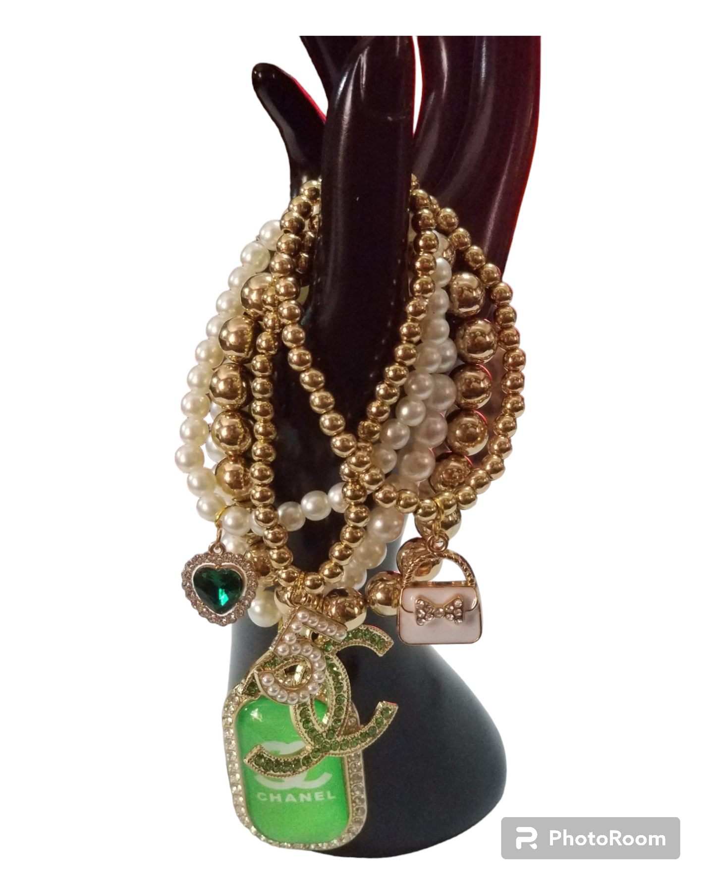 Custom made designer charm bracelet