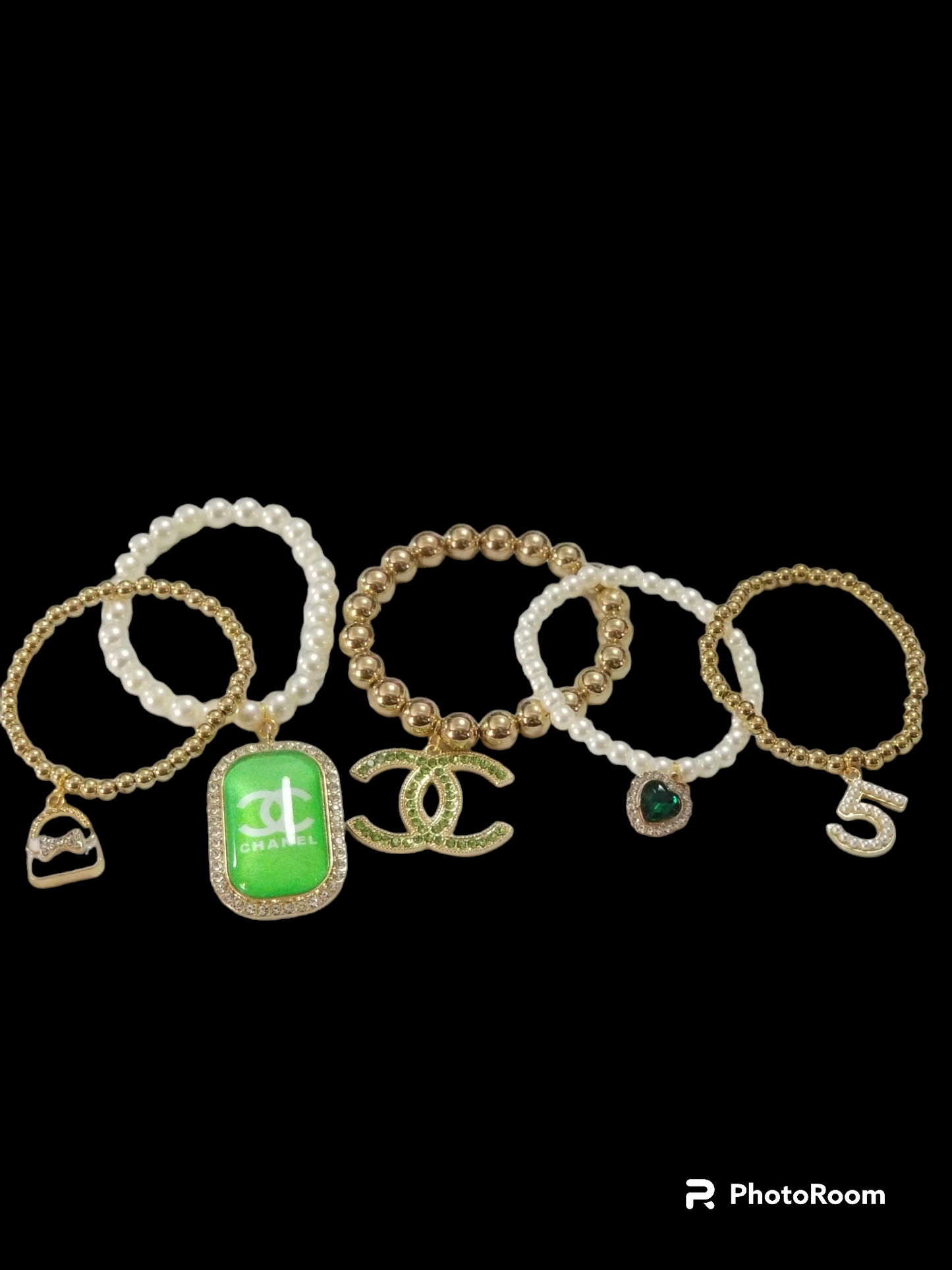 Custom made designer charm bracelet