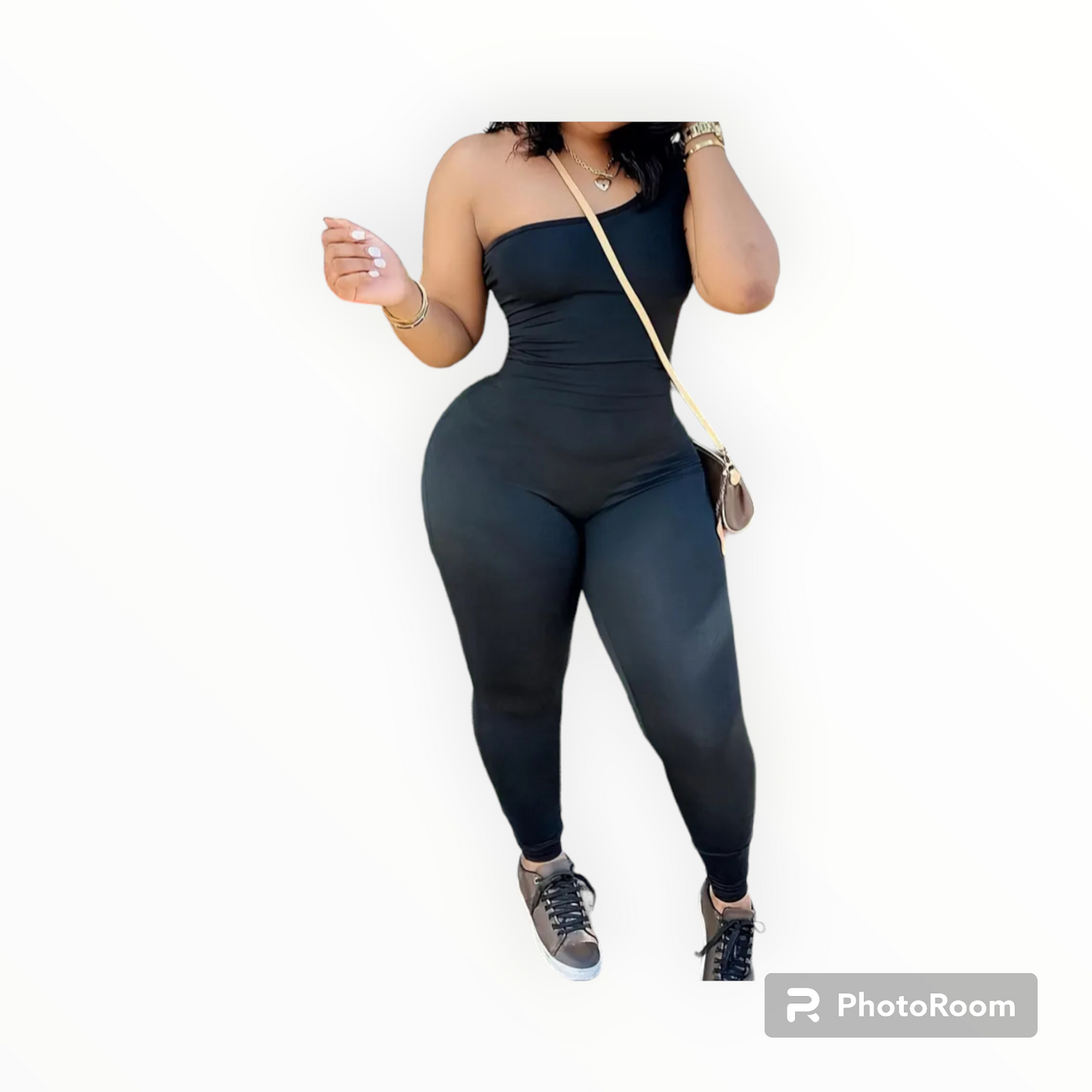 Plus size casual off shoulder bodysuit