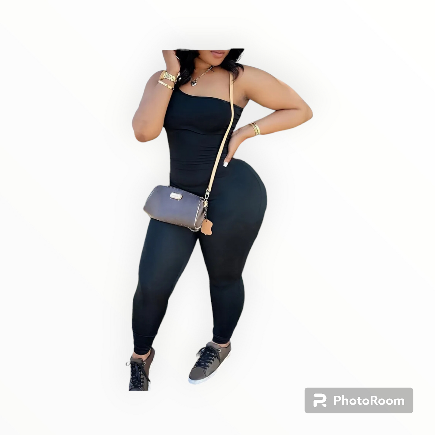 Plus size casual off shoulder bodysuit