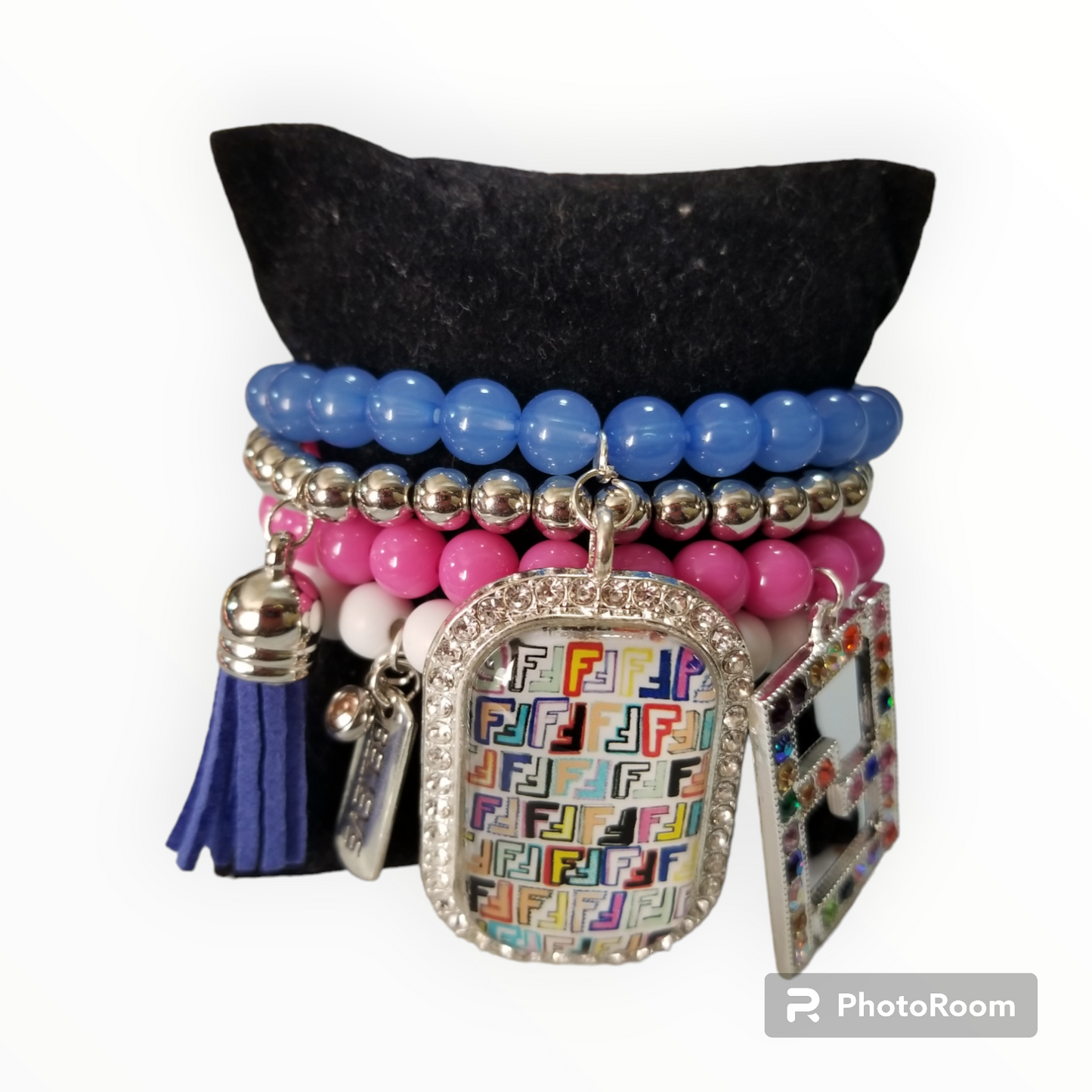 Custom made FF Charm bracelet